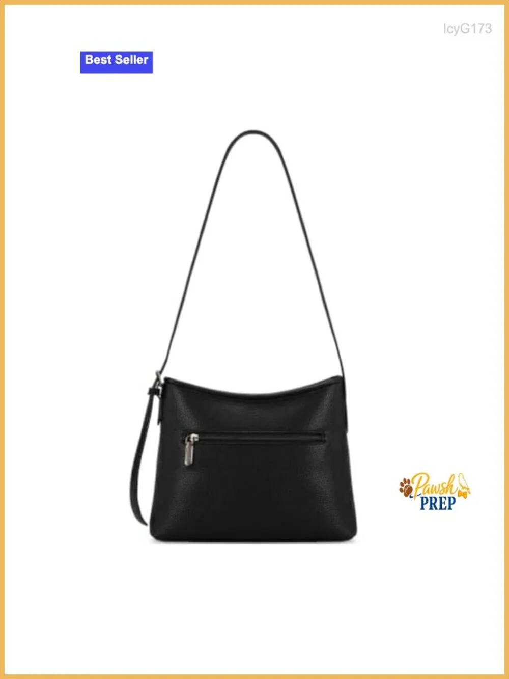 Faux Leather Western Crossbody Hobo Bag with Tassels, Medium